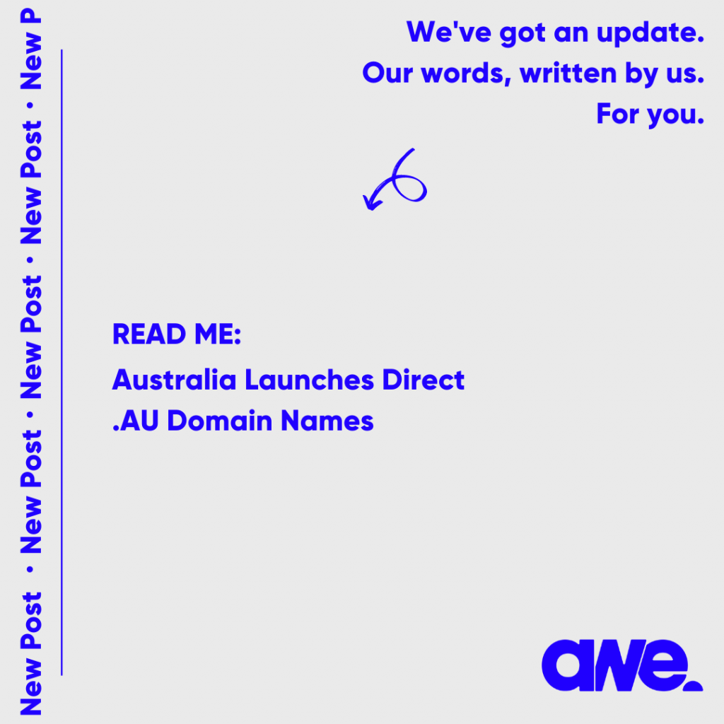 Direct .AU Domain Name Registration