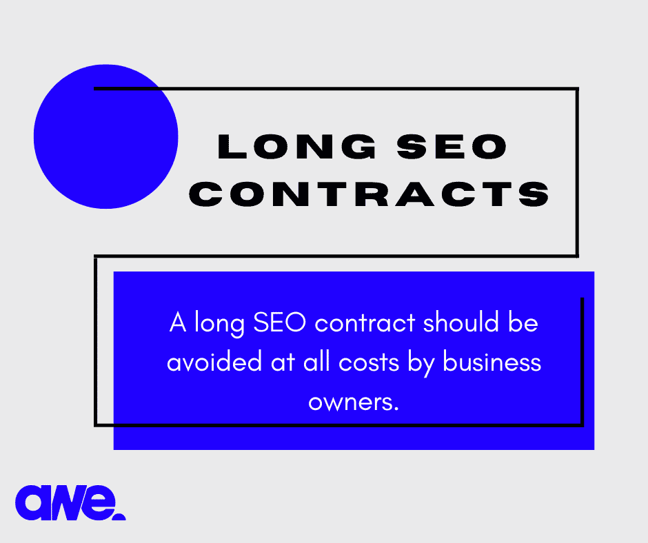 long seo contracts a sign your seo company is screwing you
