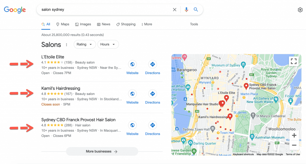 impact of positive google reviews on local seo 2
