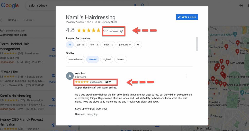 impact of positive google reviews on local seo 1